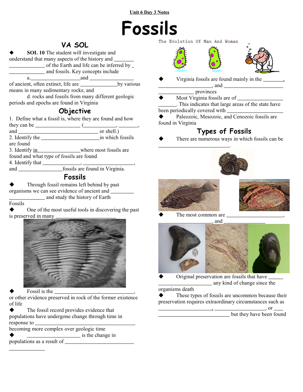 Unit 6 Day 3 Notes