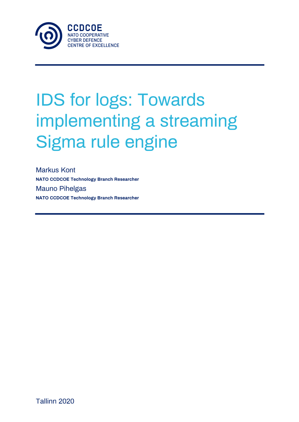 IDS for Logs: Towards Implementing a Streaming Sigma Rule Engine