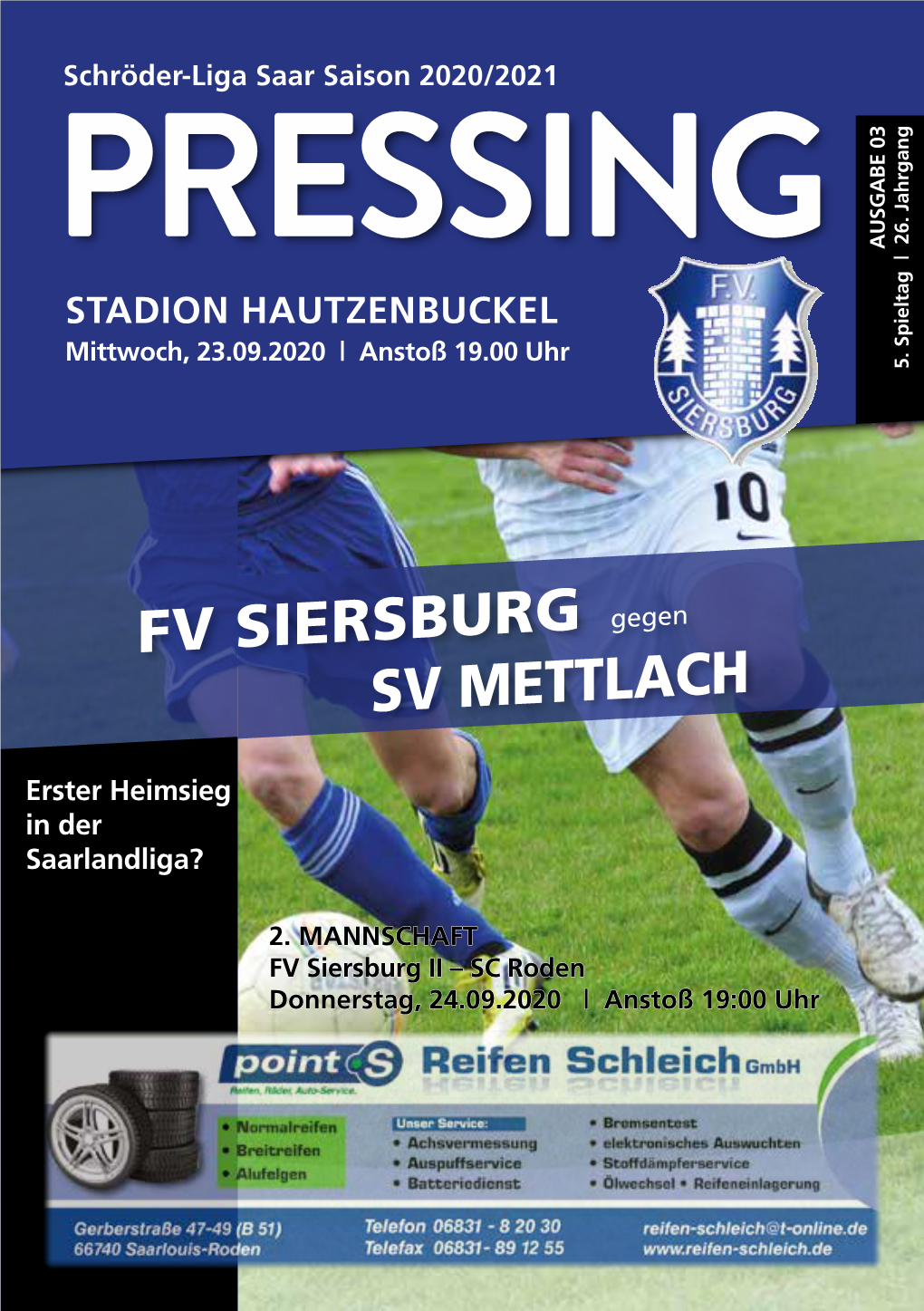 FV SIERSBURG Gegen SV METTLACH