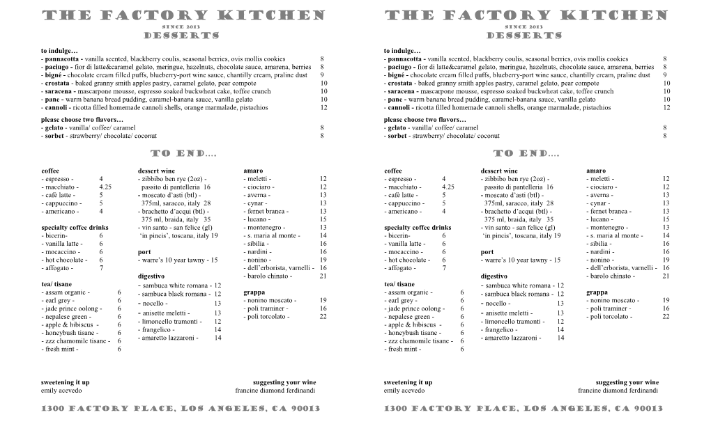 The Factory Kitchen