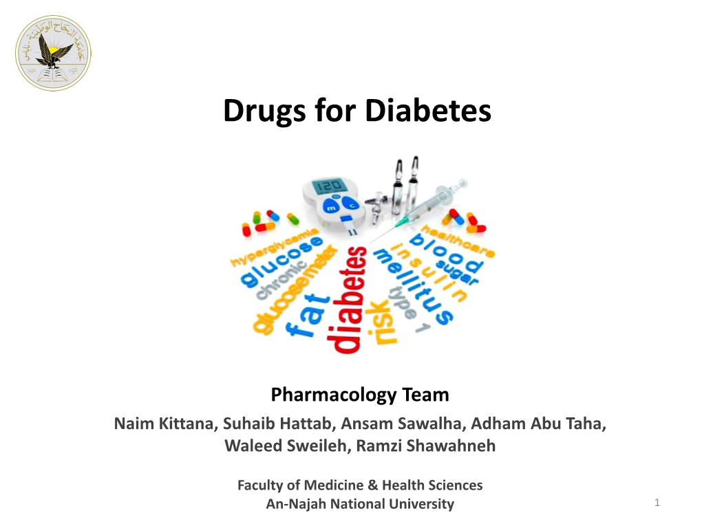 Diabetes Drugs, Naim Kittana.Pdf