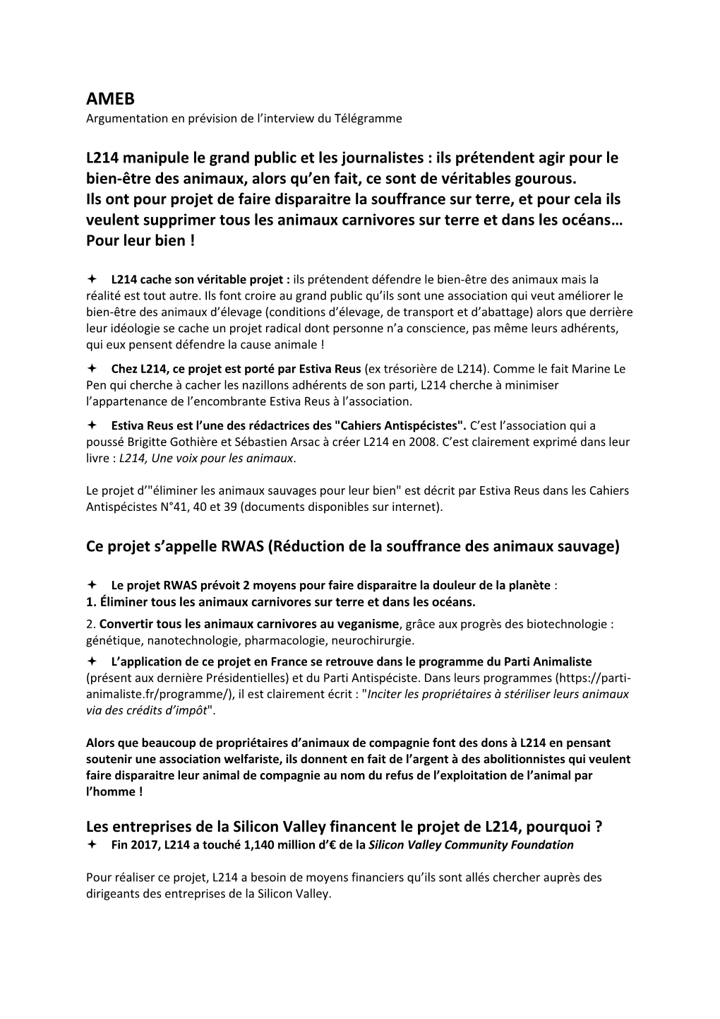 L214 Manipule Le Grand Public Et Les Journalistes : Ils Prétendent Agir Pour Le Bien-Être Des Animaux, Alors Qu’En Fait, Ce Sont De Véritables Gourous