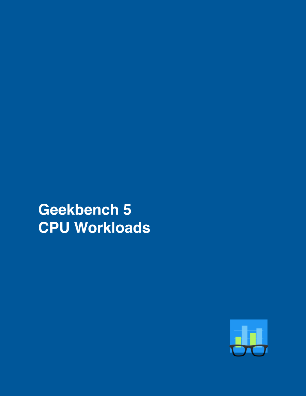 Geekbench 5 CPU Workloads