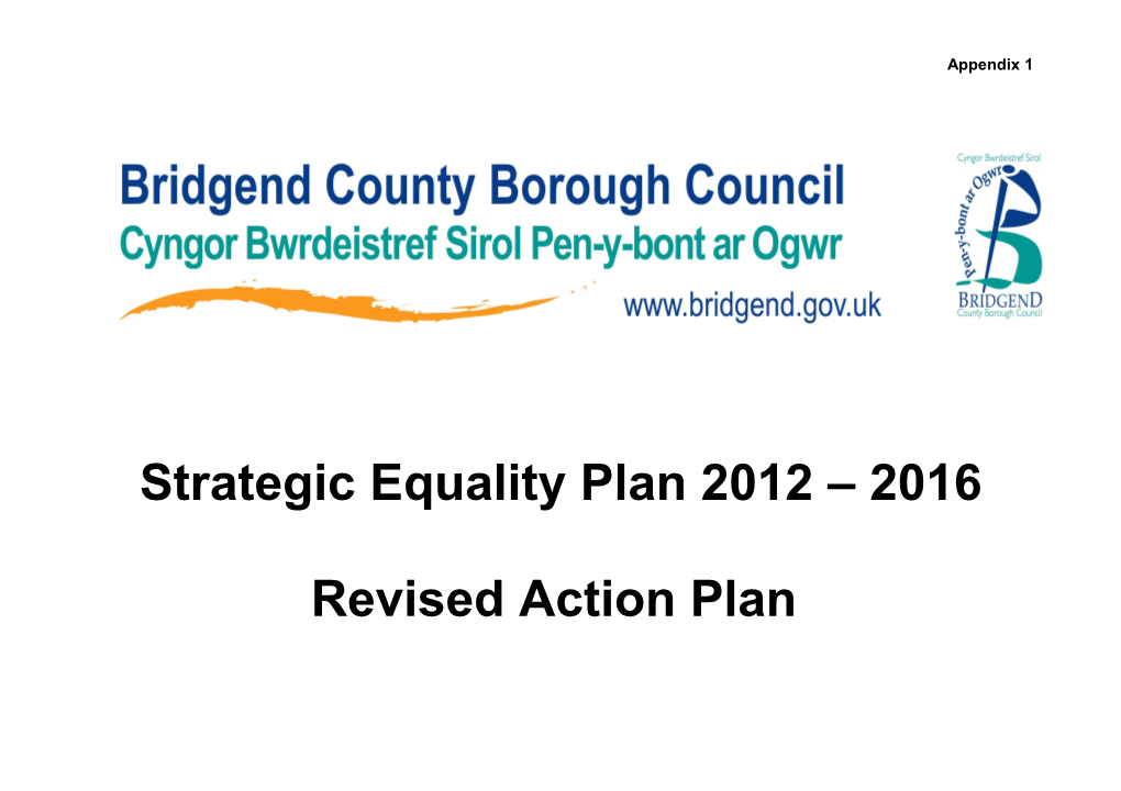 EQUALITIES Programme of Reports to Be Submitted and Associated Deadlines