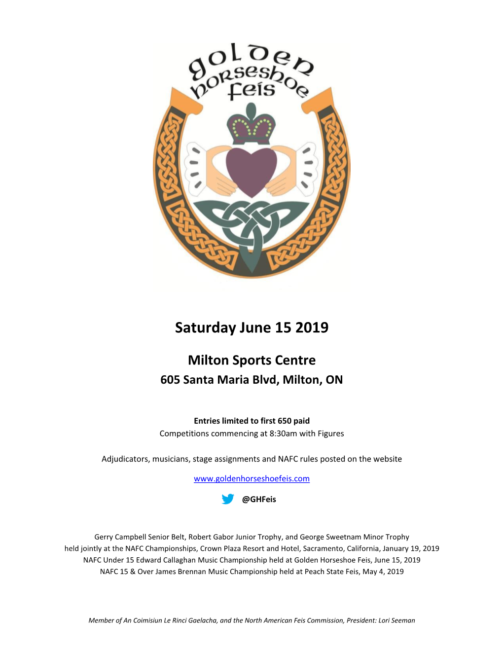 Saturday June 15 2019