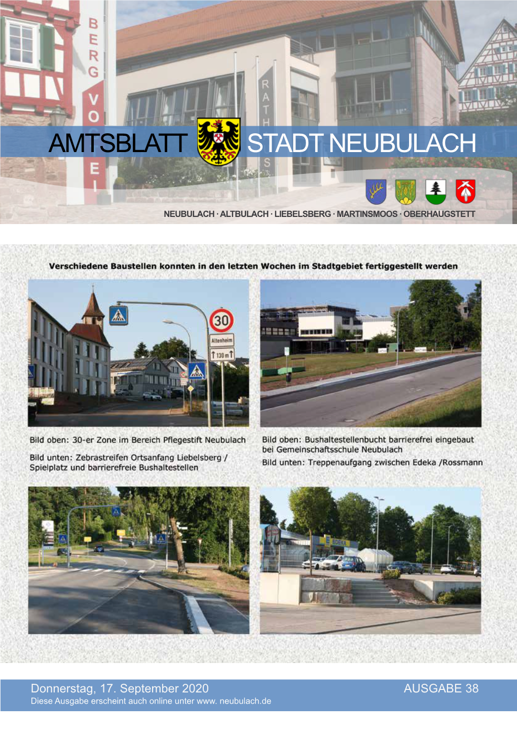 Amtsblatt Stadt Neubulach