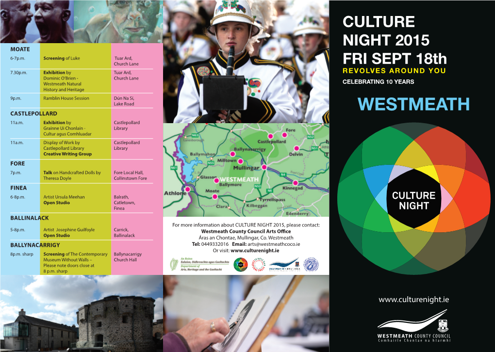 Westmeath Culture Night 2015