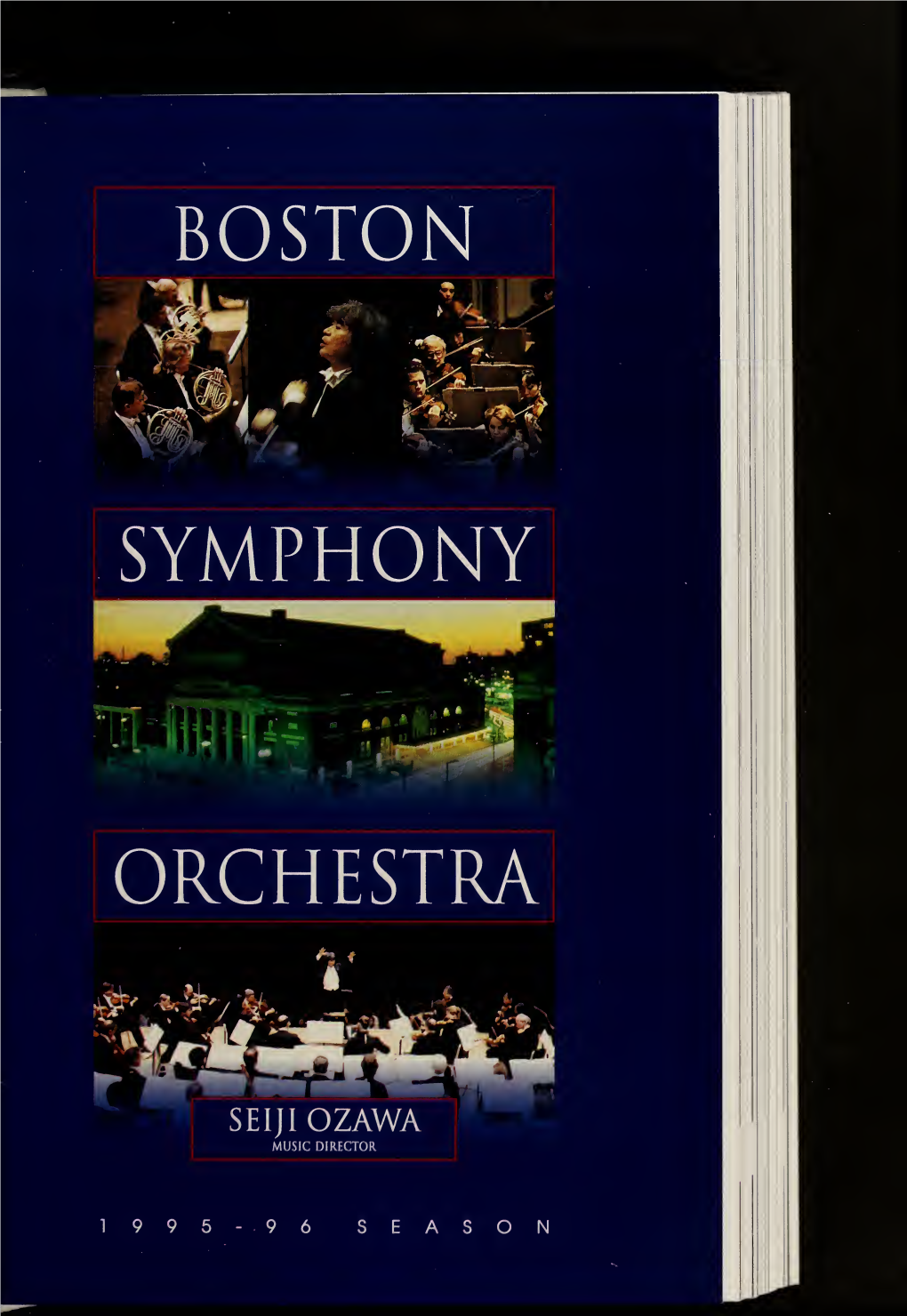 Boston Symphony Orchestra Concert Programs, Season 115, 1995-1996, Subscription, Volume 01