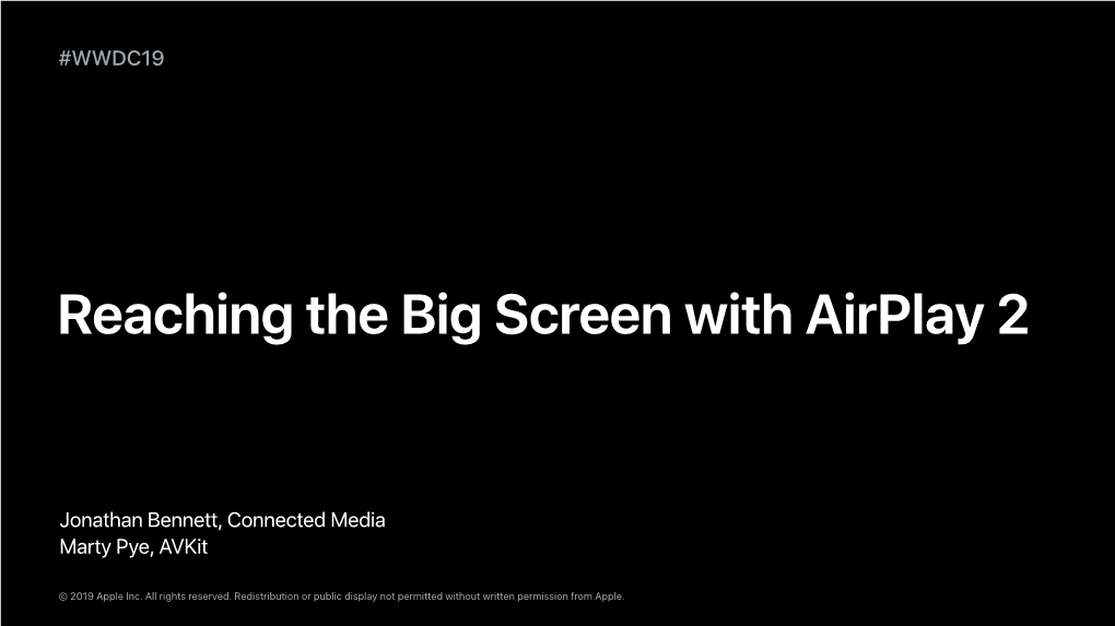 Airplay Overview