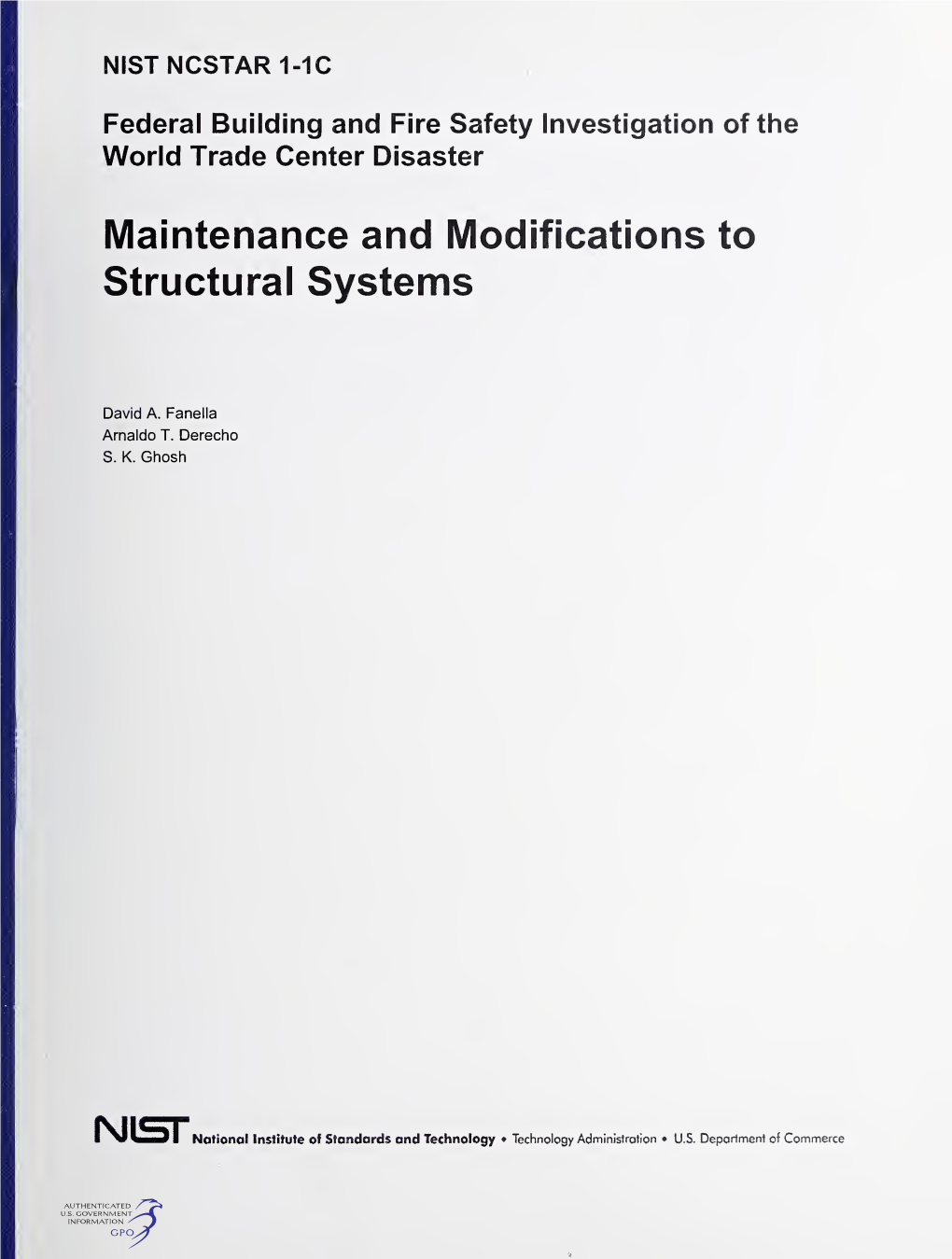 Maintenance and Modifications to Structural Systems