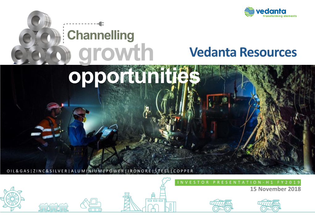 Growth Vedanta Resources Opportunities