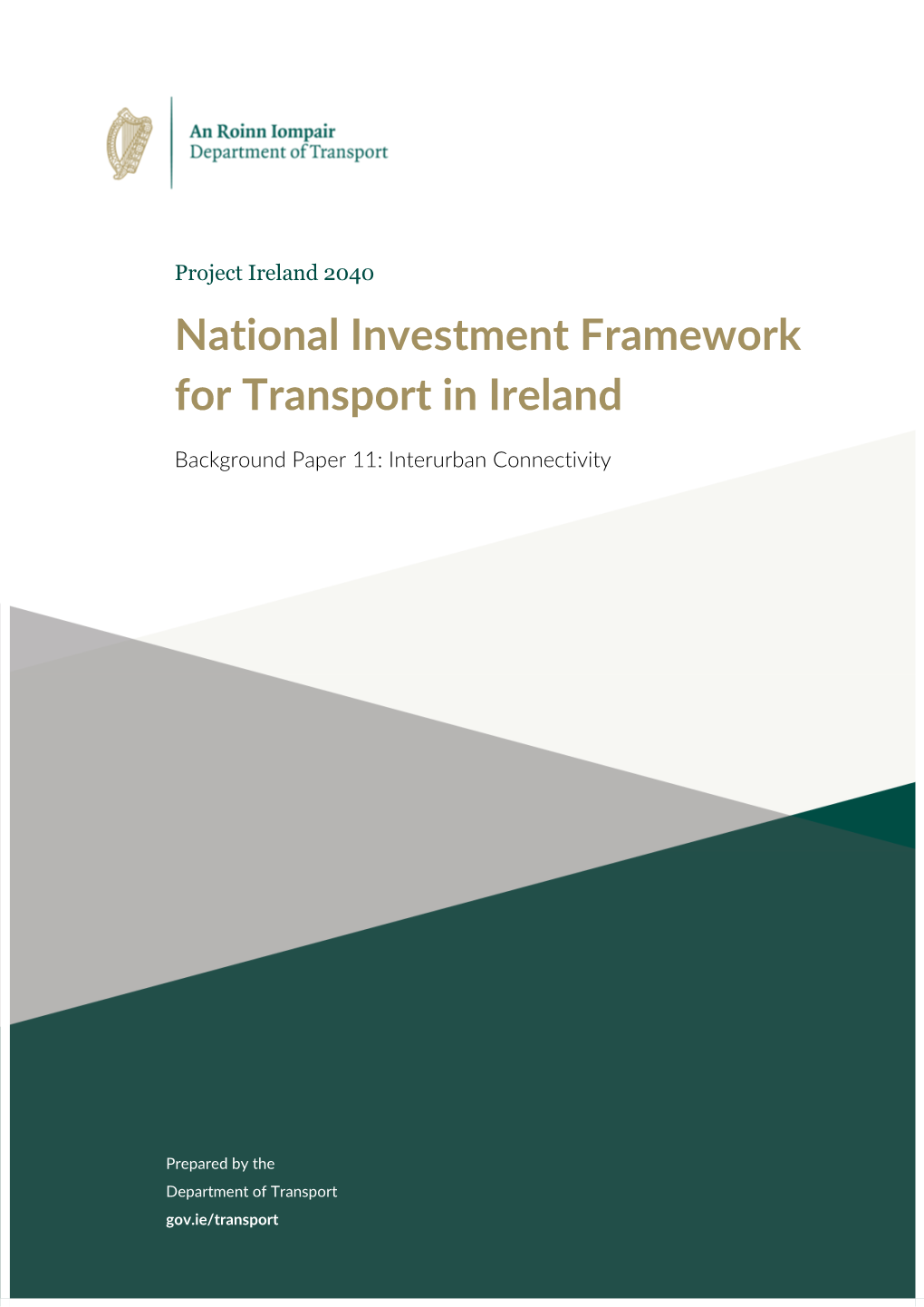 National Investment Framework for Transport in Ireland
