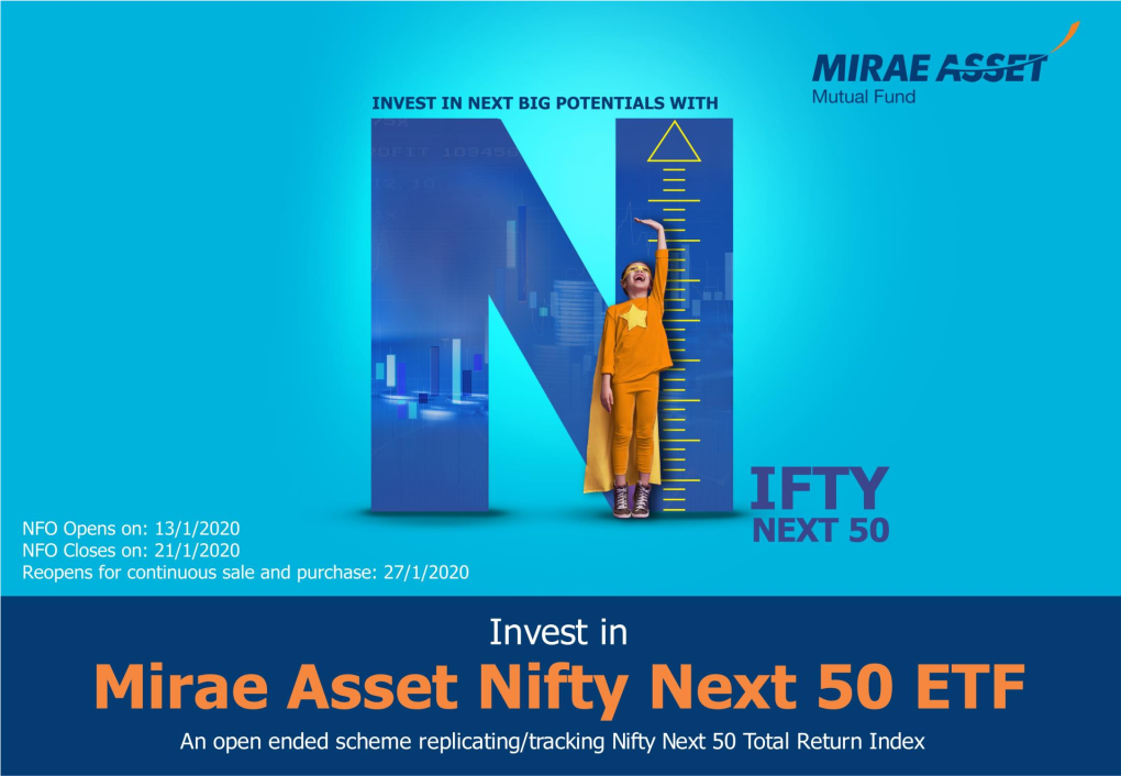 Mirae Asset Nifty Next 50 Etf