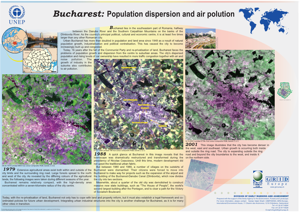 Bucharest: Population Dispersion and Air Polution