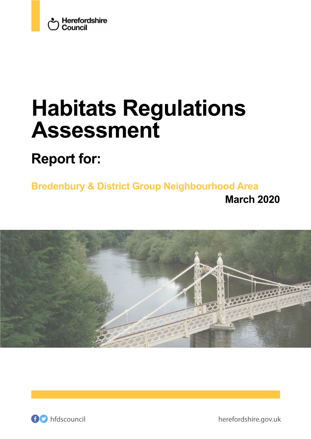 Bredenbury & District Group Habitats Regulations Assessment March 2020