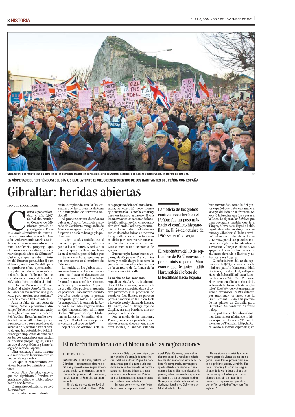 Gibraltar: Heridas Abiertas Á L