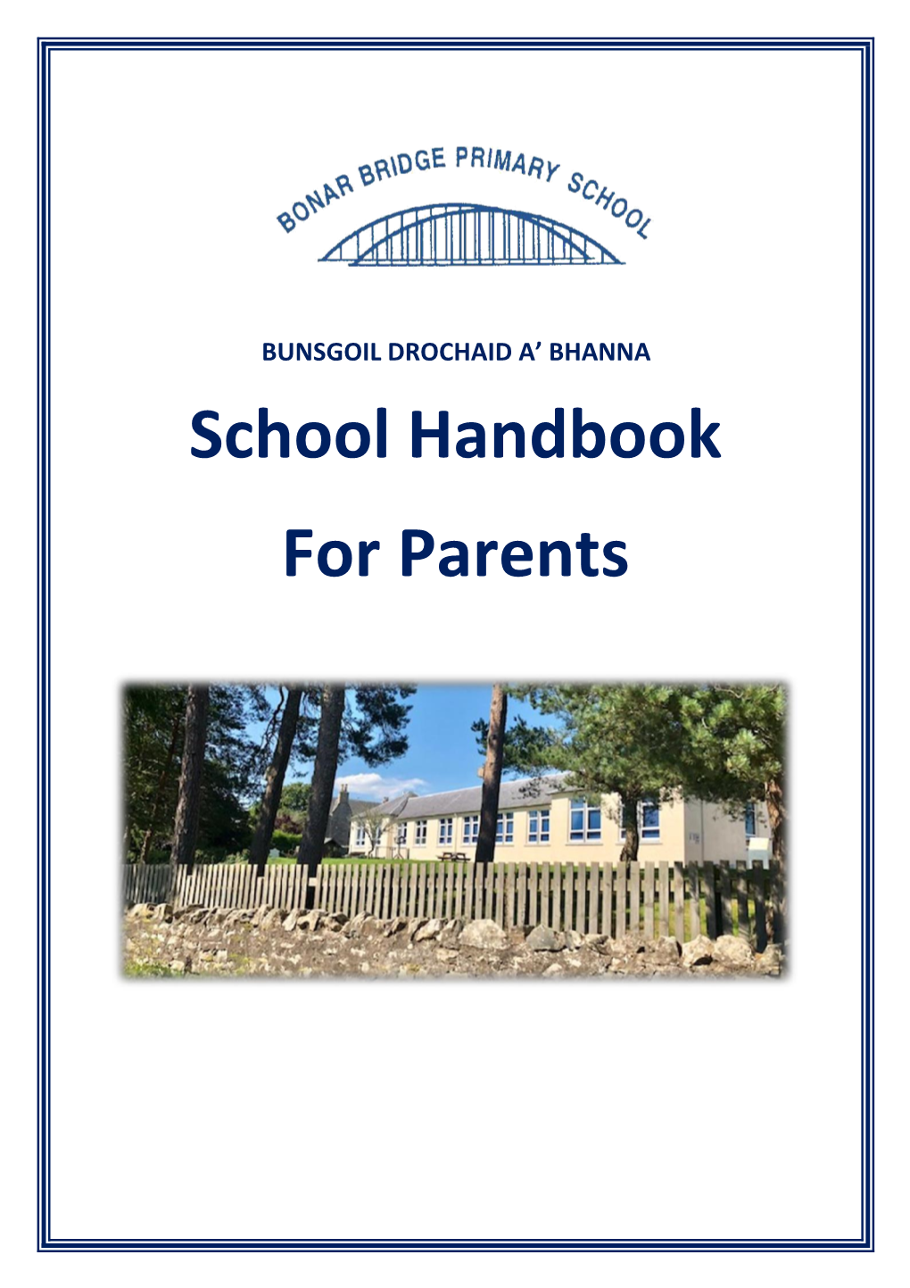 School Handbook for Parents