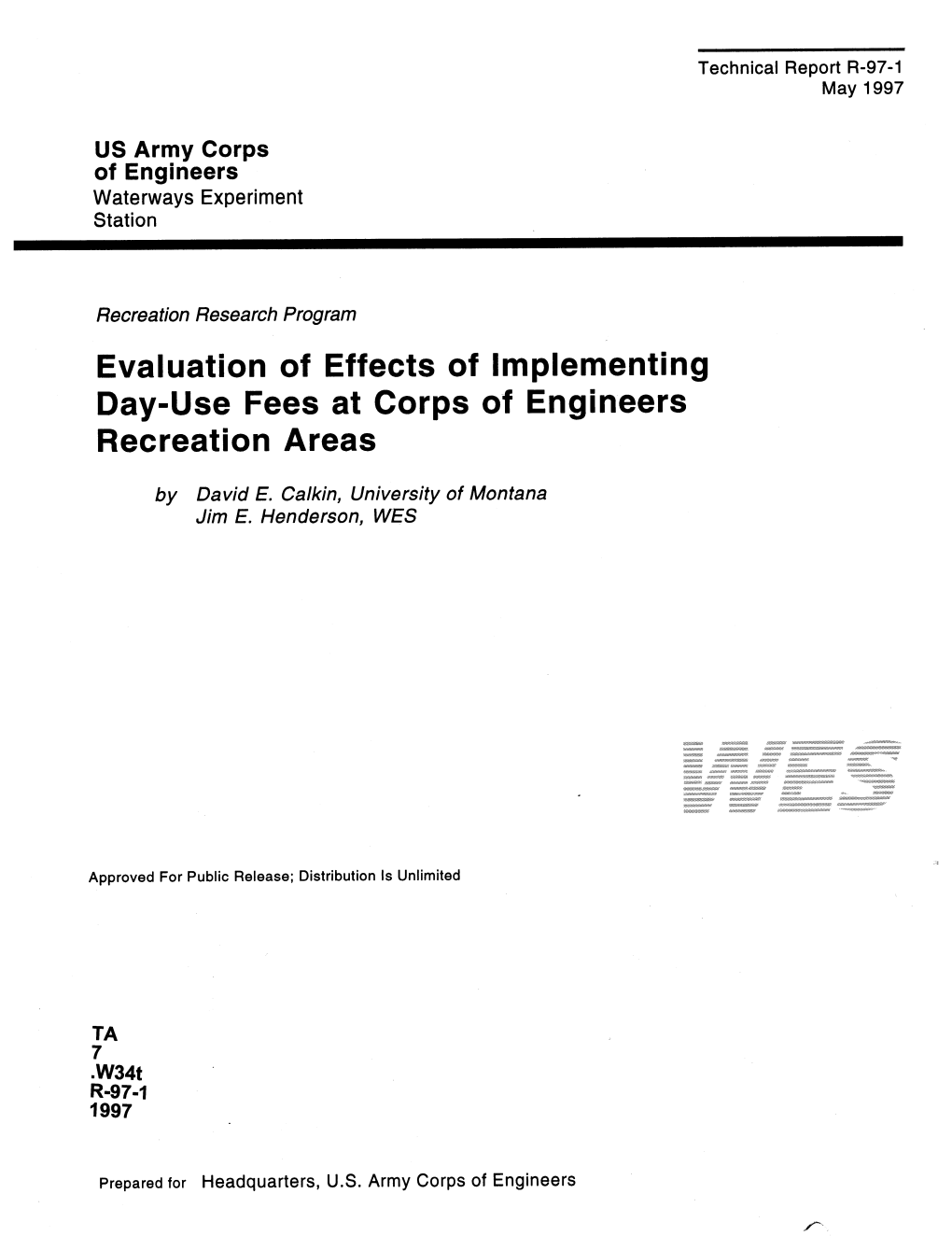 Evaluation of Effects of Implementing Day-Use Fees at Corps of Engineers Recreation Areas