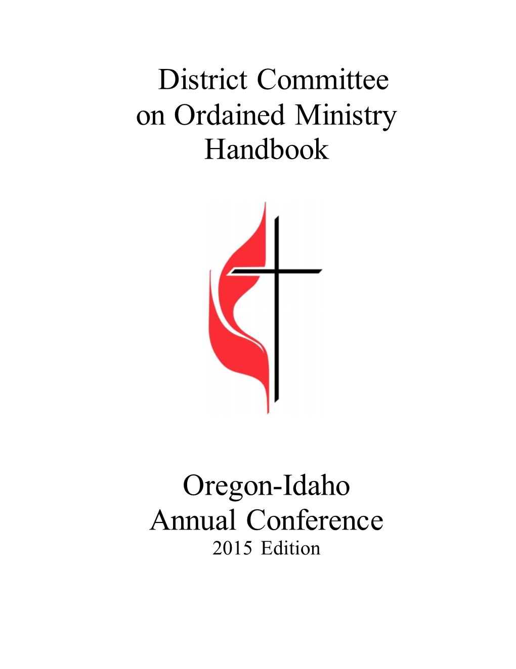 District Committee on Ordained Ministry Handbook Oregon-Idaho