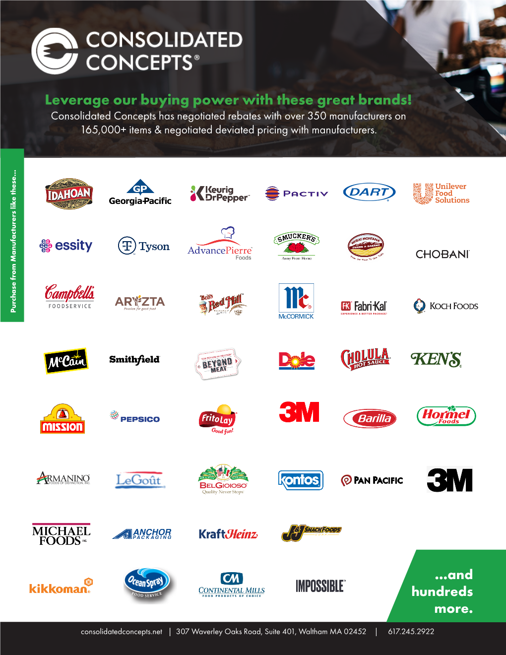 Leverage Our Buying Power with These Great Brands!