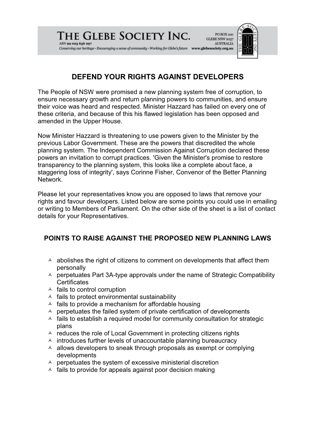 Defend Your Rights Against Developers