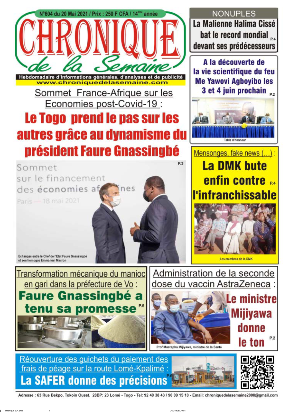 Chronique De La Semaine N°604.Pdf