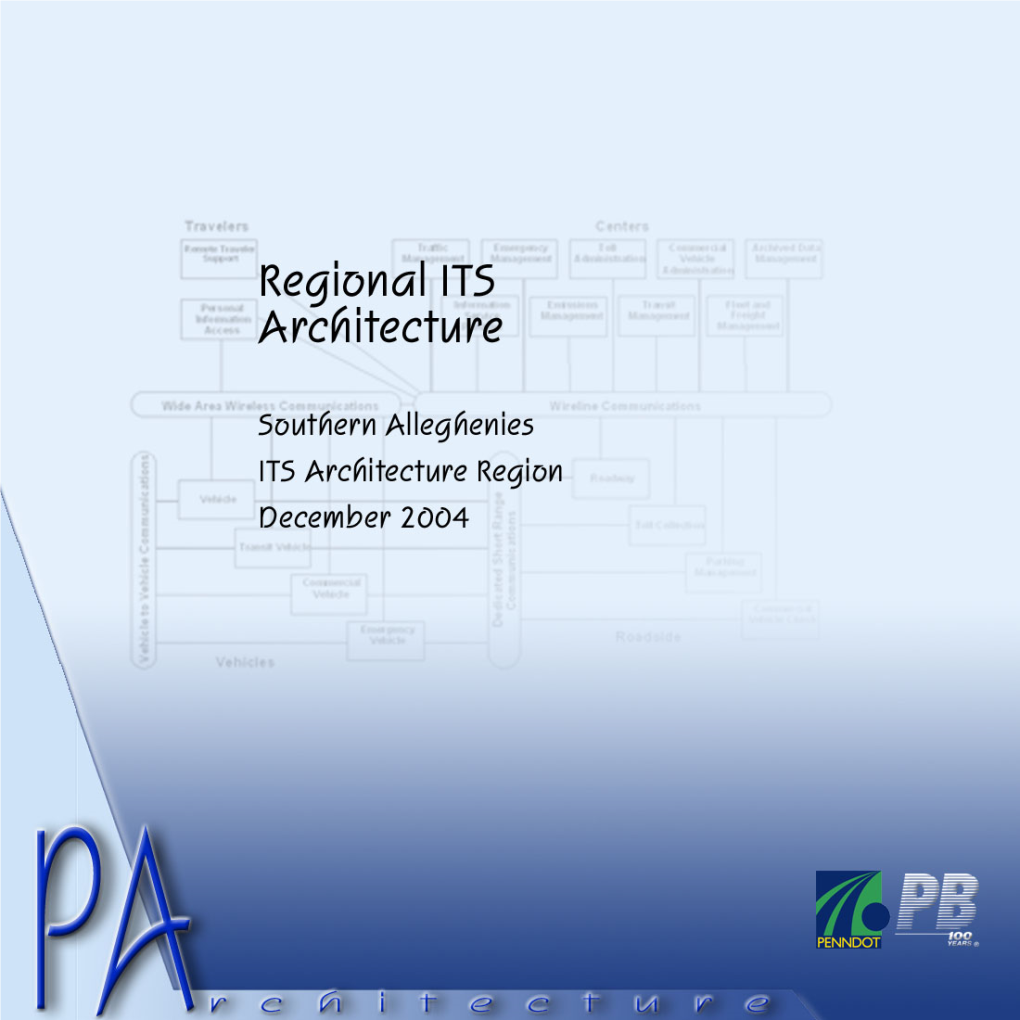 Southern Alleghenies Regional ITS Architecture Final Report