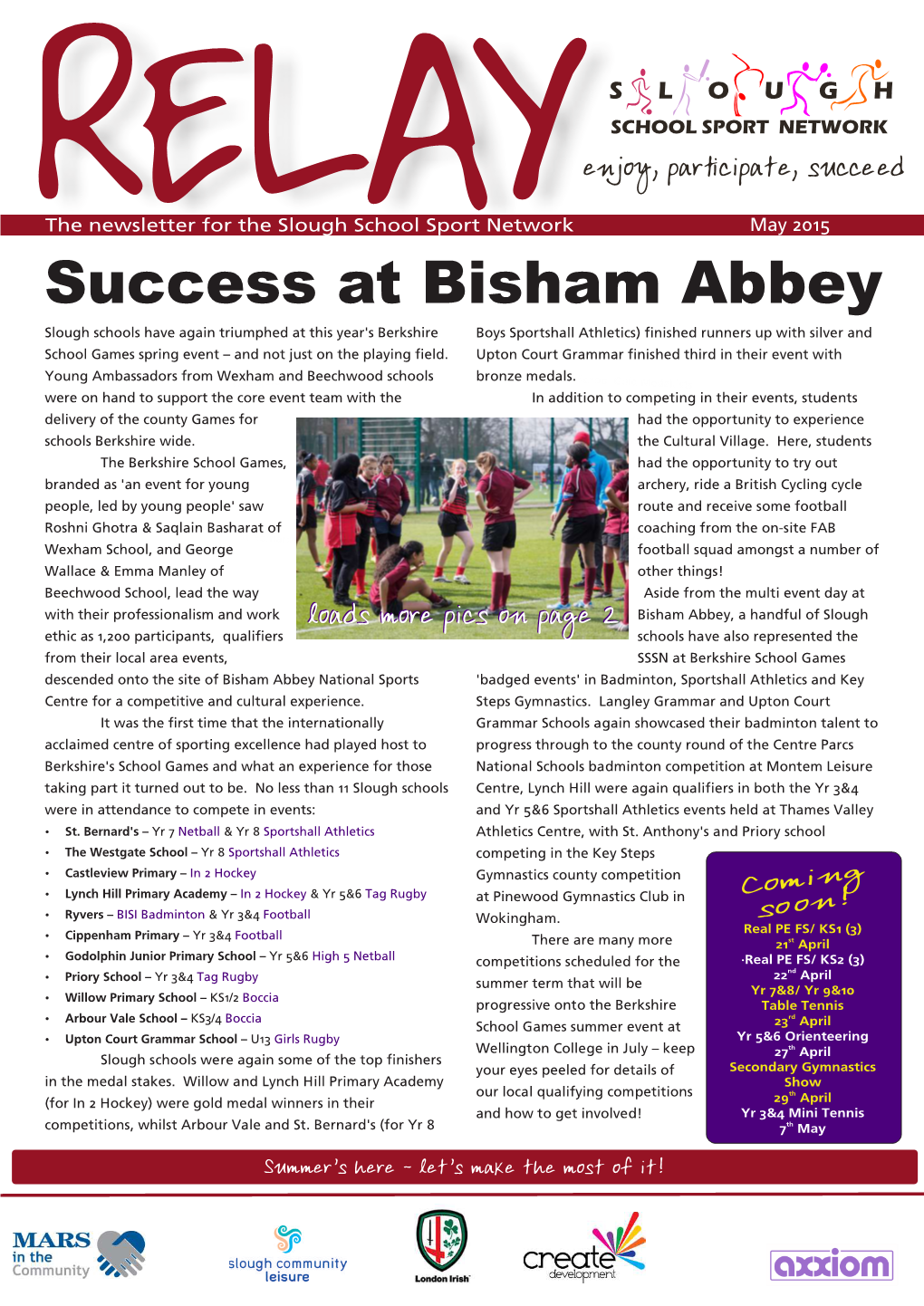 Success at Bisham Abbey