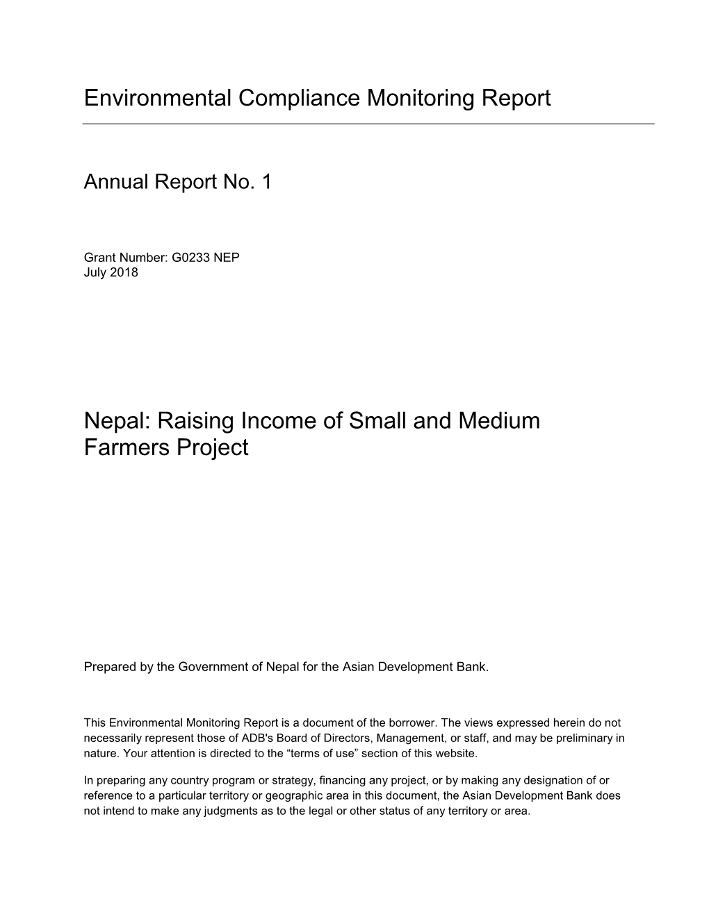 38423-022: Raising Incomes of Small and Medium Farmers Project