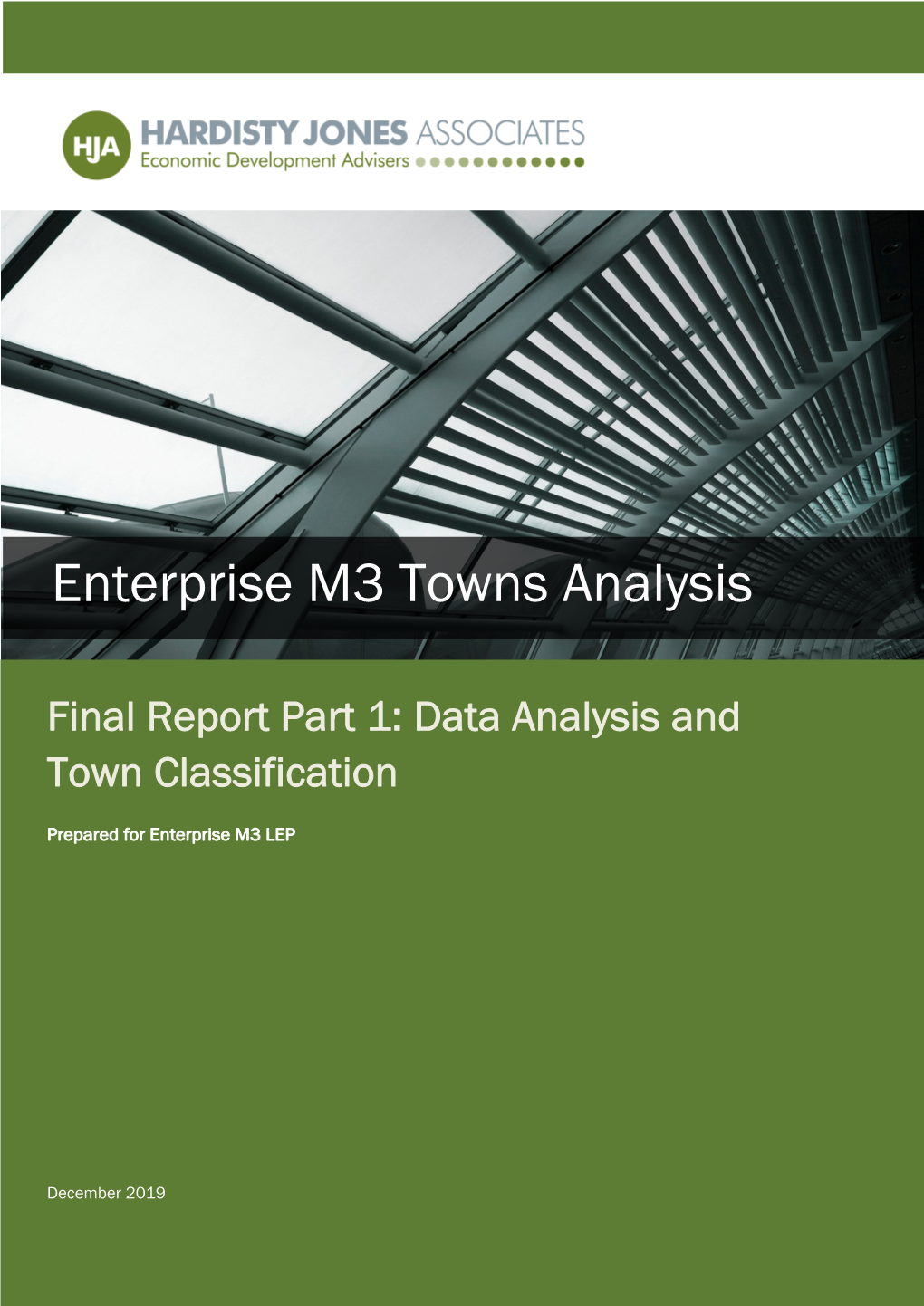 Final Report Part 1: Data Analysis and Town Classification