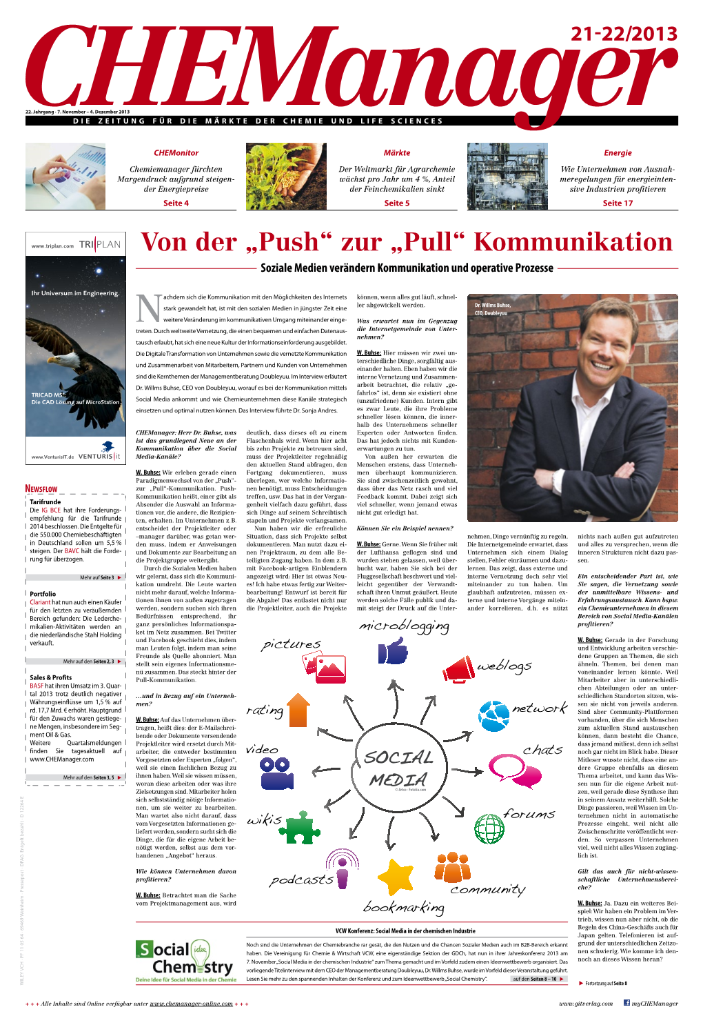 Von Der „Push“ Zur „Pull“ Kommunikation Soziale Medien Verändern Kommunikation Und Operative Prozesse