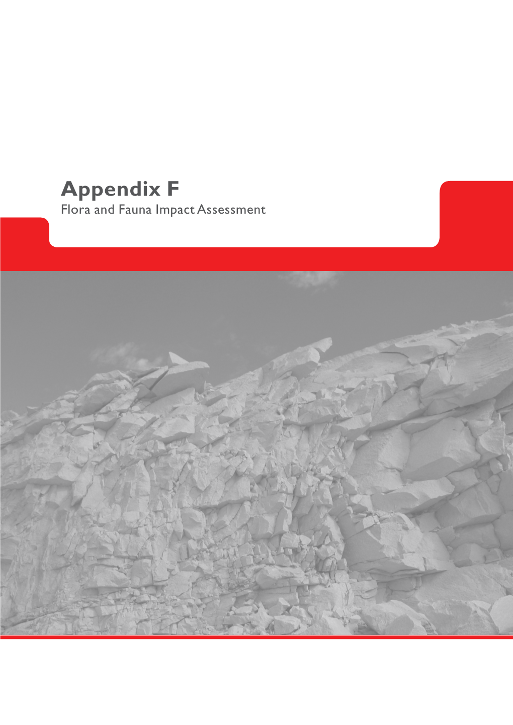 Appendix F – Flora and Fauna Impact Assessment