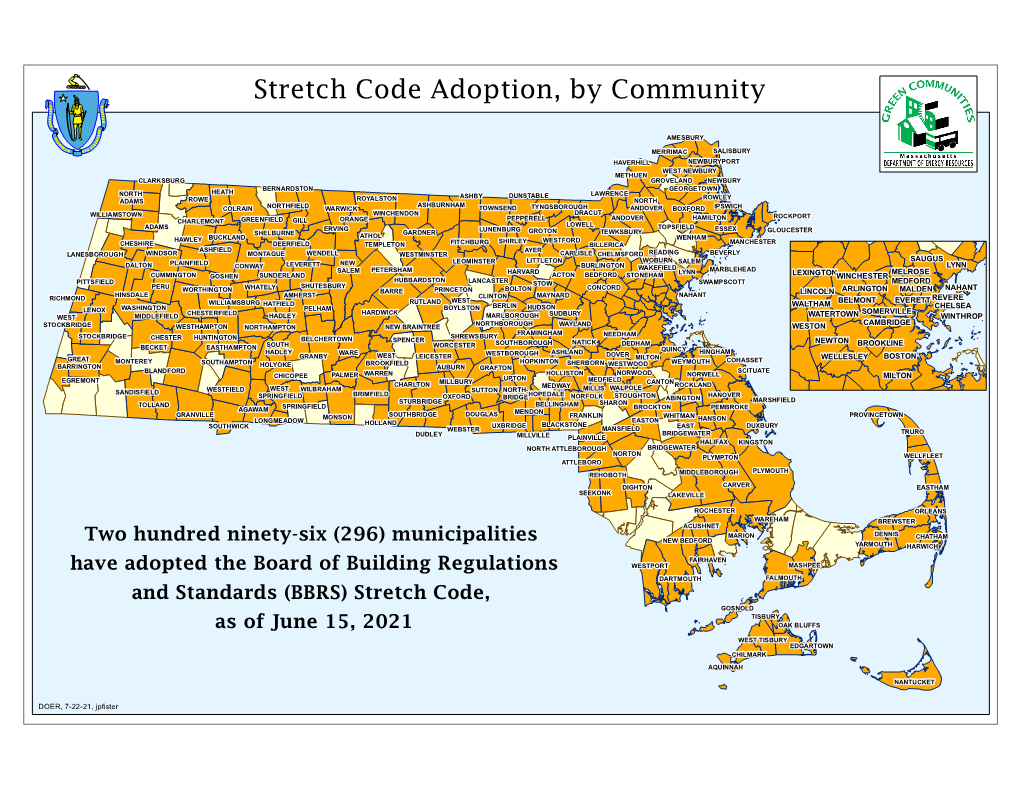 Stretch Code Adoption by Community Map and List