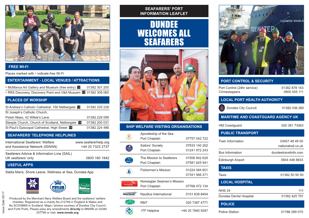 Dundee Welcomes All Seafarers