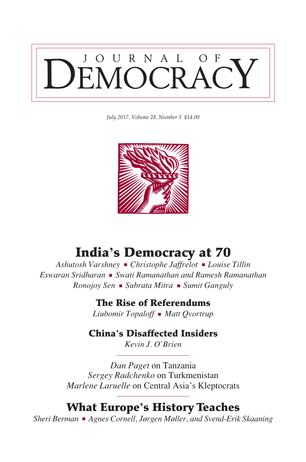 India's Democracy at 70