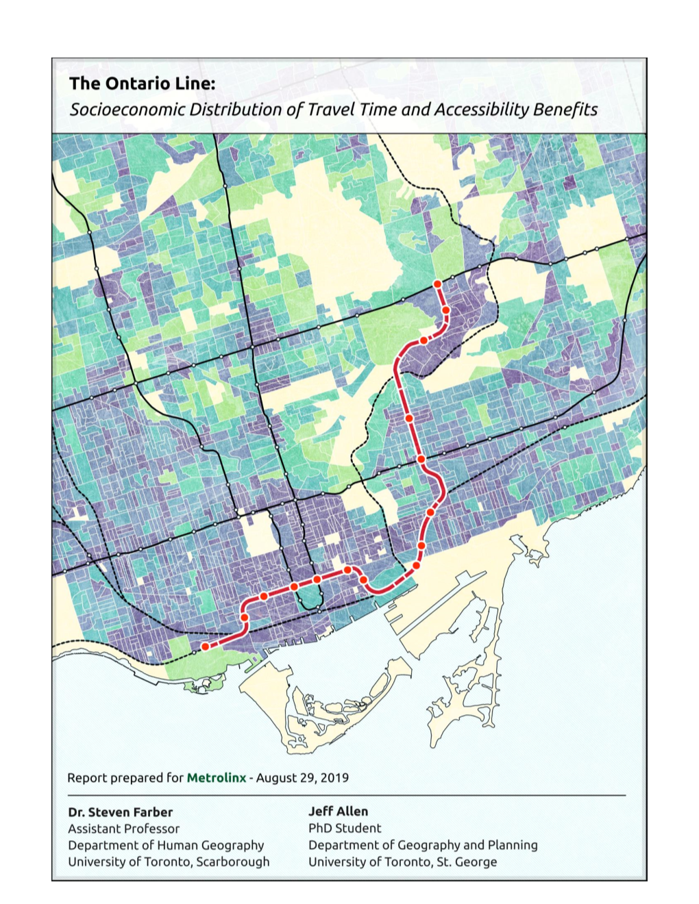 The Ontario Line: Socioeconomic Distribution of Travel Time and Accessibility Benefits 1 Dr