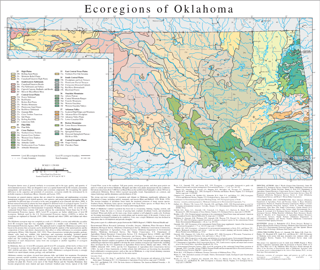 Ecoregions of Oklahoma