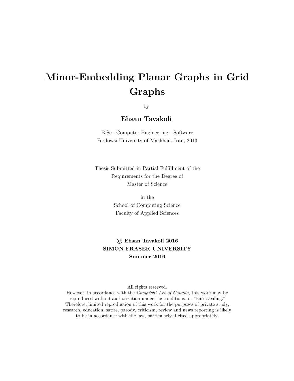 Minor-Embedding Planar Graphs in Grid Graphs