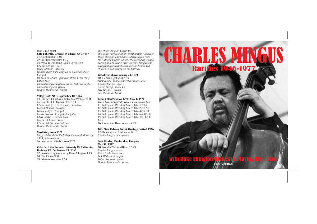 Charles Mingus Apart from 02