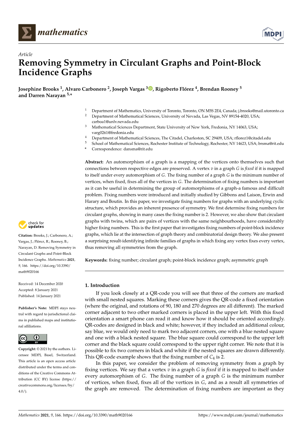 Removing Symmetry in Circulant Graphs and Point-Block Incidence Graphs