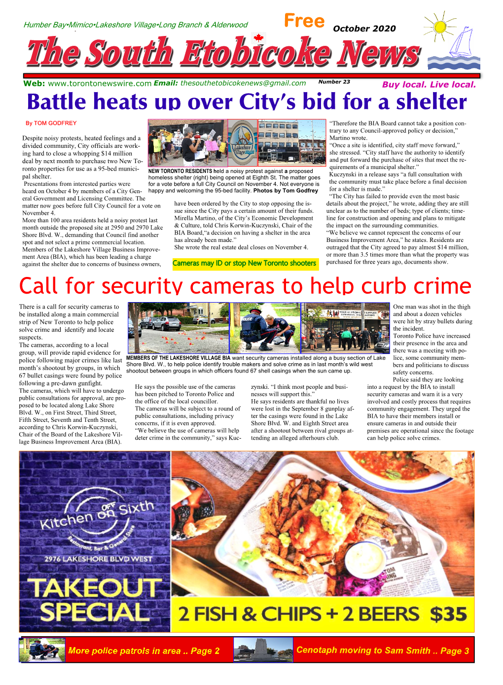 Battle Heats up Over City's Bid for a Shelter Call for Security Cameras To