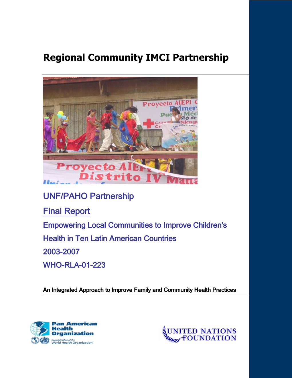 Regional Community IMCI Partnership