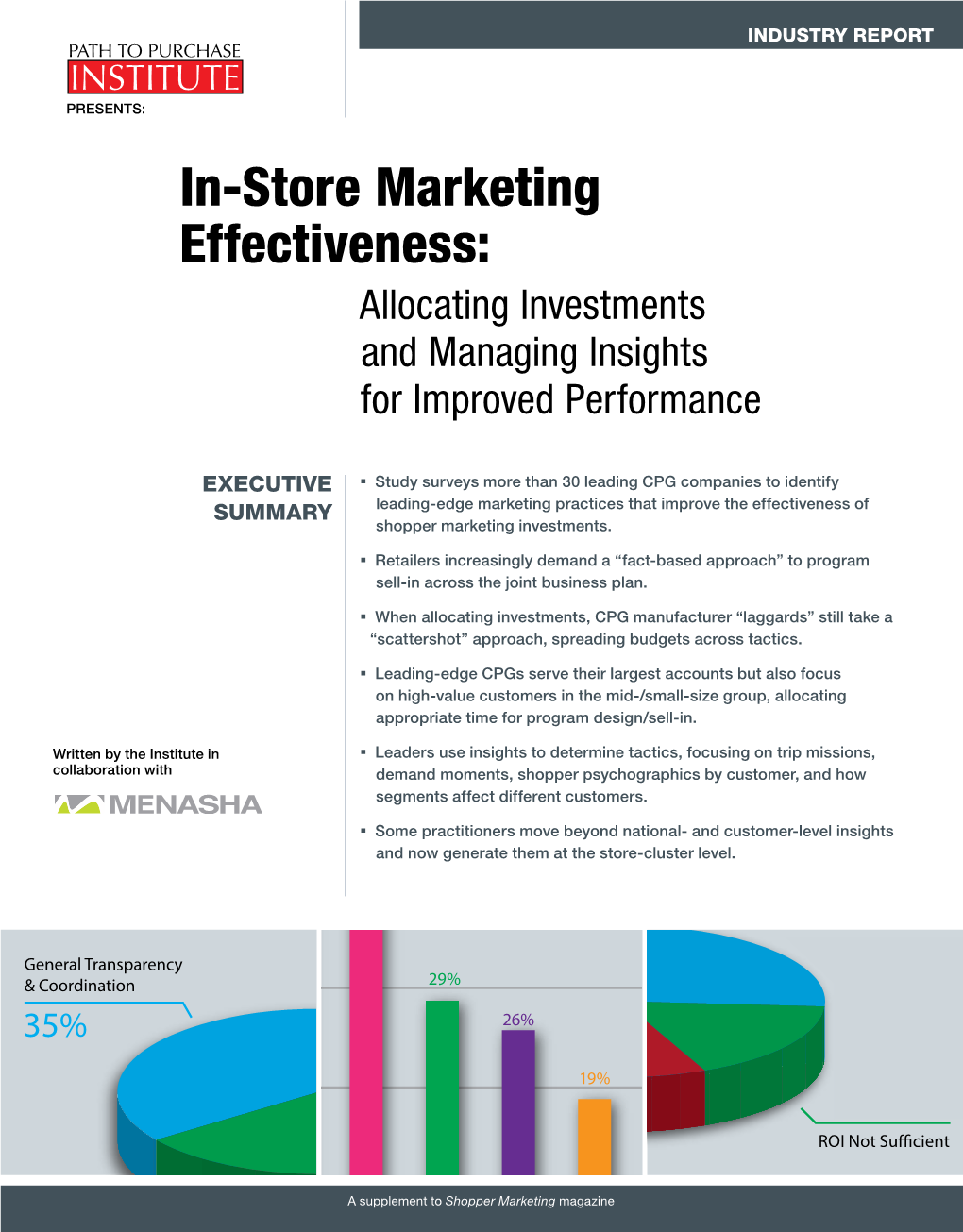In-Store Marketing Effectiveness: Allocating Investments and Managing Insights for Improved Performance