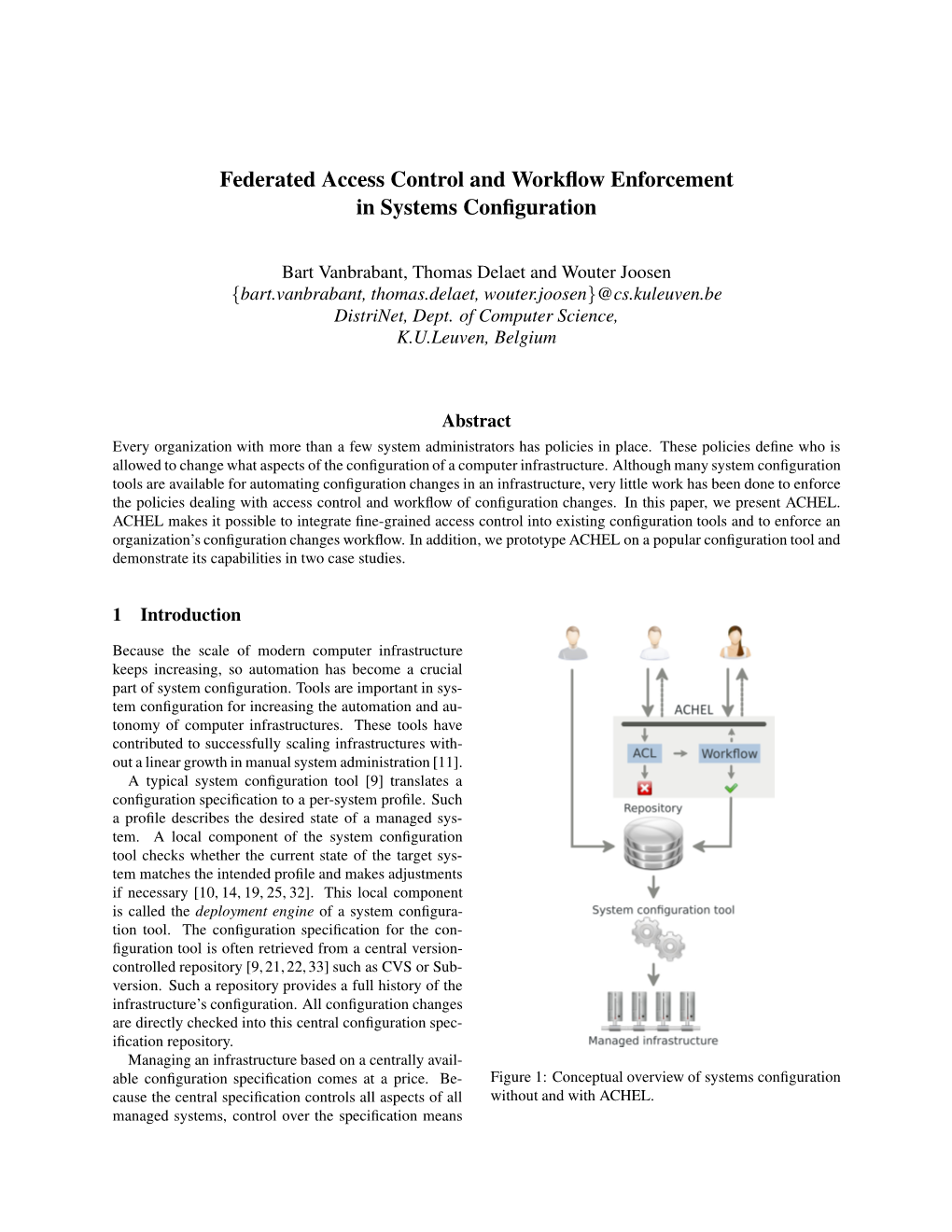 Federated Access Control and Workflow Enforcement in Systems