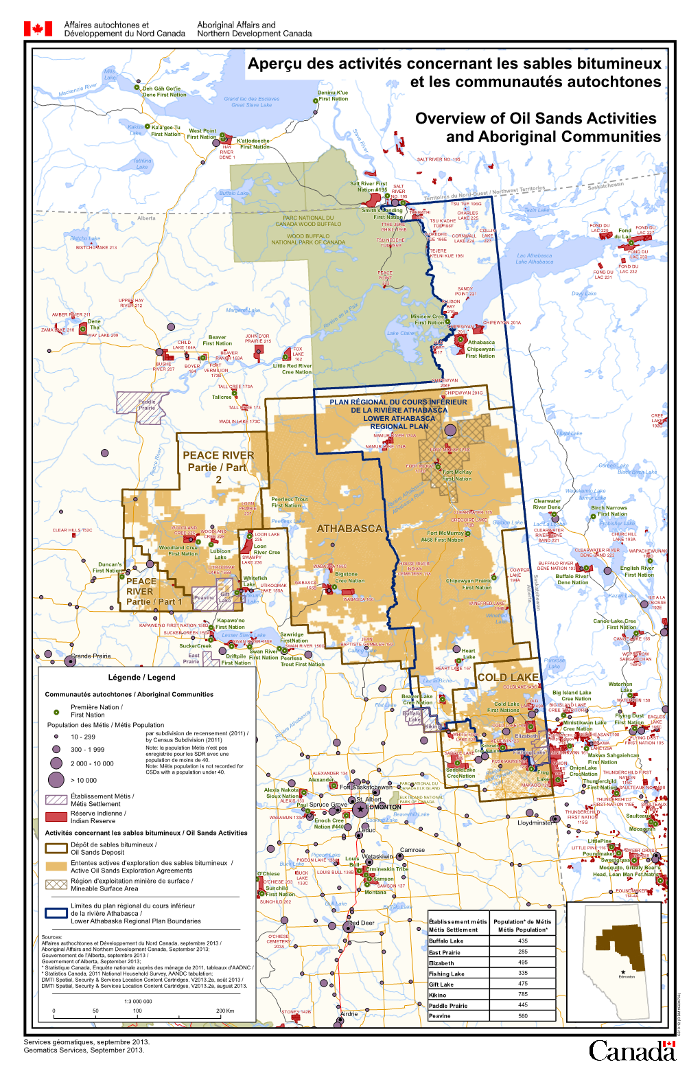 Overview of Oil Sands Activities and Aboriginal Communities