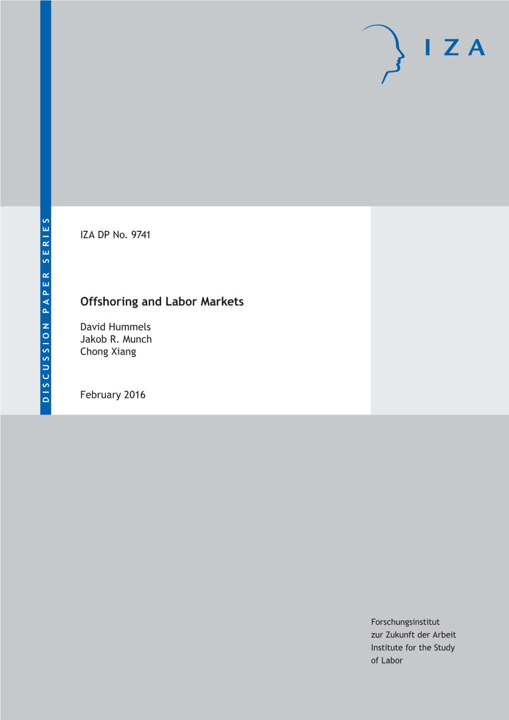 Offshoring and Labor Markets