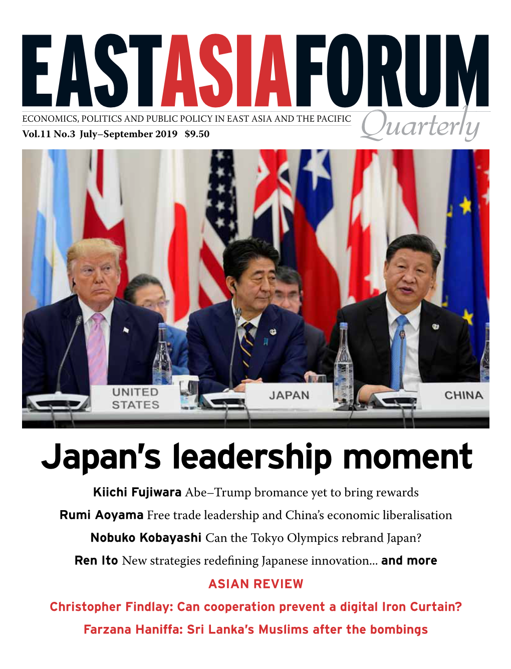 Japan's Leadership Moment