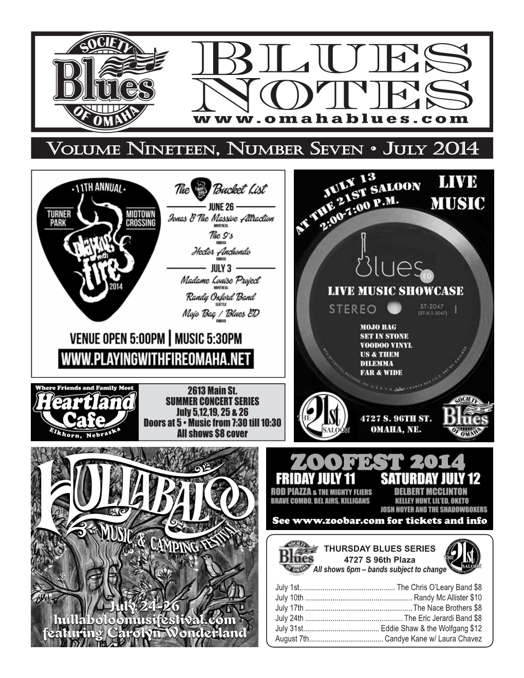 Blues Notes July 2014