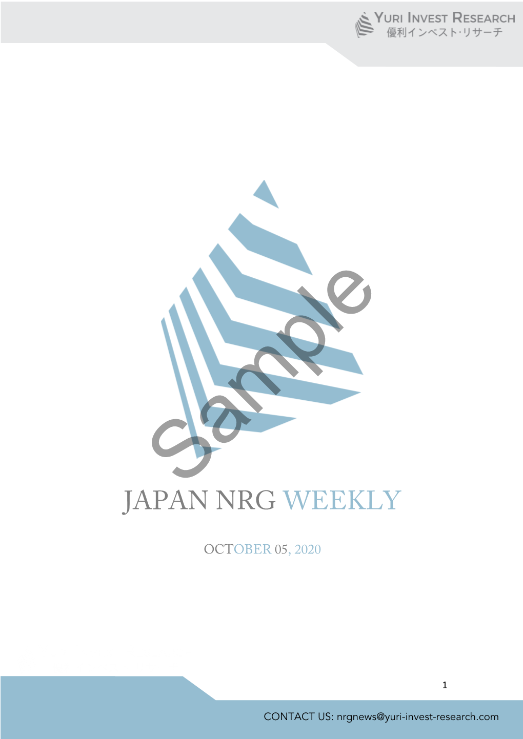 Japan NRG Weekly 20201005.Docx