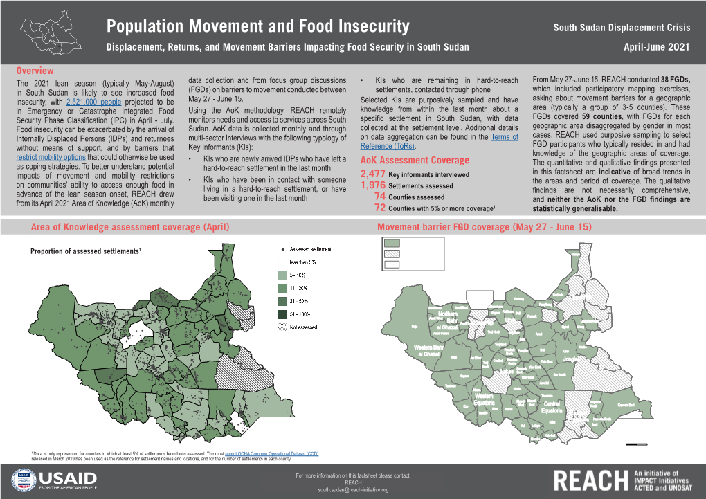 Population Movement and Food Insecurity